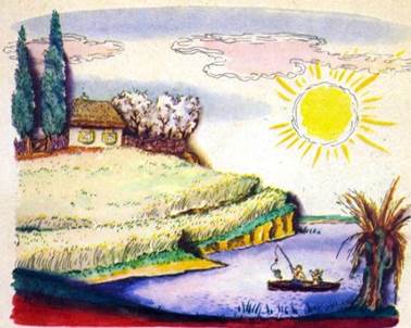 Вишни, черешни распускаются