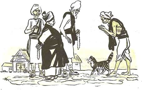 Индийская сказка. Купцы и кот