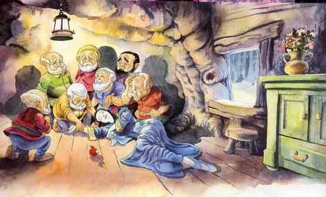 Белоснежка и семь гномов. Смерть принцессы