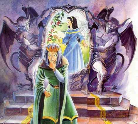 Белоснежка и семь гномов. Мачеха