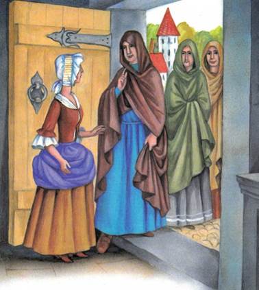 Сказка братьев Гримм. Три пряхи