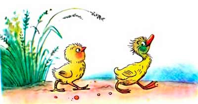 Я иду гулять,— сказал Утёнок