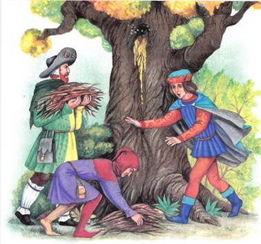 Сказка братьев Гримм. Пчелиная королева