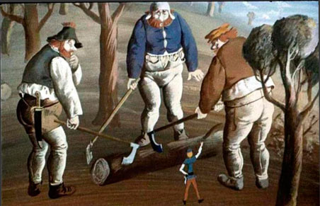 Гримм. Храбрый портной. Если мы ломом железным его не убили, так он сейчас нас всех перебьёт