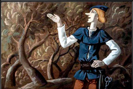 Гримм. Храбрый портной. Ты себе на плечи только ствол взвали