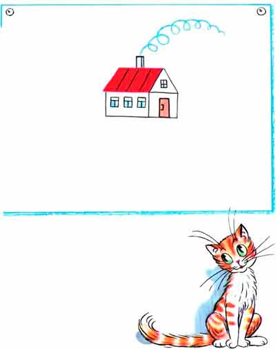 Девочка нарисовала четыре окна