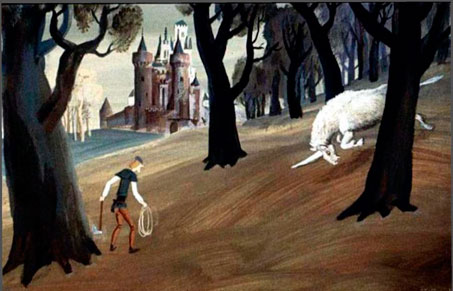 Гримм. Храбрый портной. Единорог к нему сам навстречу выскочил