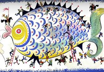 Немецкая сказка. Великанская рыба