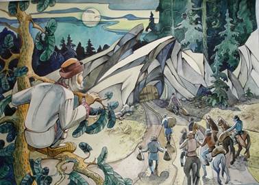 Русская народная сказка. Мудрая девица и семь разбойников