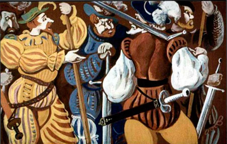 Гримм. Храбрый портной. Пошли воины к королю и говорят