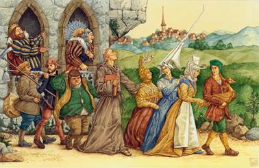 Сказка братьев Гримм. Золотой гусь