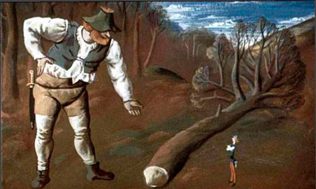 Гримм. Храбрый портной. Помоги мне дерево домой снести