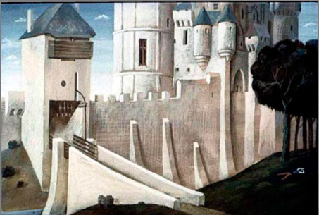 Гримм. Храбрый портной. Портной пришёл к ограде королевского дворца