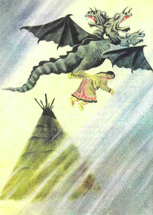 Эвенкийская сказка. Как змеев победили