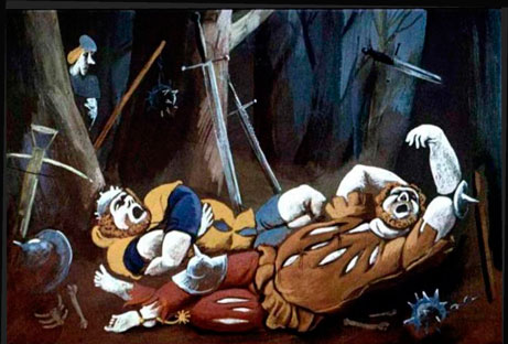 Гримм. Храбрый портной. Лежат под большим деревом два разбойника