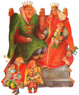 Медное, серебряное и золотое царства. Русские народные сказки