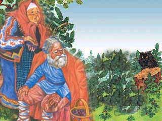 Восьминогая собака. Собирают ягоды в набирушки