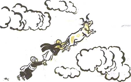 Индийская сказка. Лунная корова и жадные брахманы