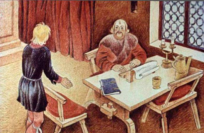 Счастливый Ганс. Сказка братьев Гримм