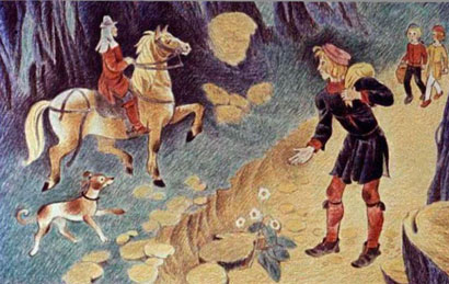 Счастливый Ганс. Сказка братьев Гримм