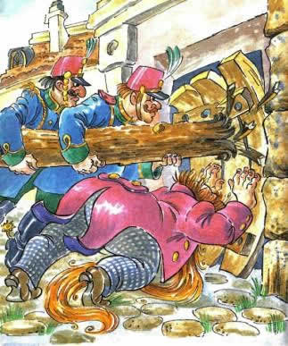 Золотой ключик или приключения Буратино. Именем Тарабарского короля - ломайте дверь!