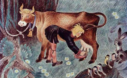 Счастливый Ганс. Сказка братьев Гримм