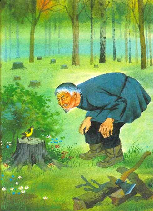 Кётская сказка. Птичка-невеличка