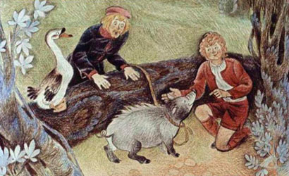 Счастливый Ганс. Сказка братьев Гримм