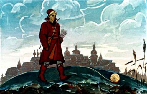 Клубок катится, нитка от него тянется