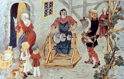 Счастливый Ганс. Сказка братьев Гримм