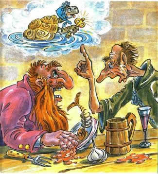 Золотой ключик или приключения Буратино. Разговор Карабаса и Дуремара