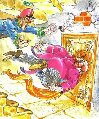 Золотой ключик или приключения Буратино. Дверца захлопнулась.