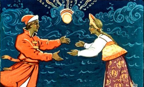 Ударилась горлица о землю и обернулась Марьей-царевной.