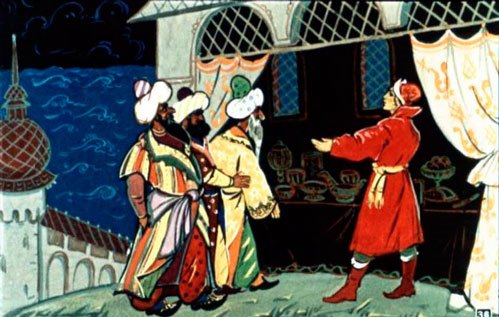 Купцы только ахают и предлагают Андрею меняться