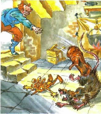 Золотой ключик или приключения Буратино. Старая злая крыса Шушара