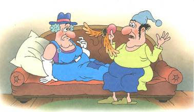 Фунтик и старушка с усами. Валерий Шульжик