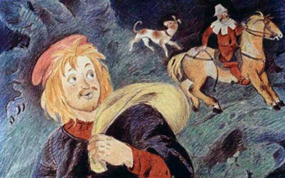 Счастливый Ганс. Сказка братьев Гримм