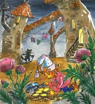 Золотой ключик или приключения Буратино. Поле Чудес