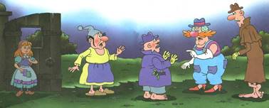 Фунтик и старушка с усами. Валерий Шульжик