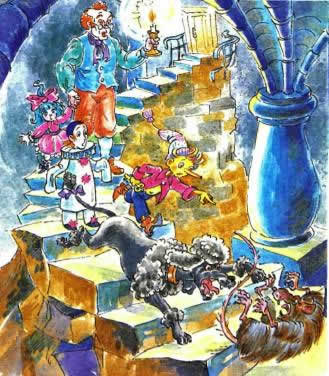 Золотой ключик или приключения Буратино. Лестница в подземелье