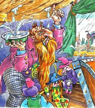 Золотой ключик или приключения Буратино. Пустой театр Карабаса