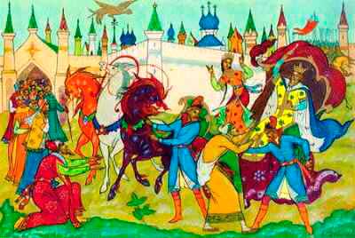 Сказка о золотом петушке. Подари ж ты мне девицу, Шамаханскую царицу.