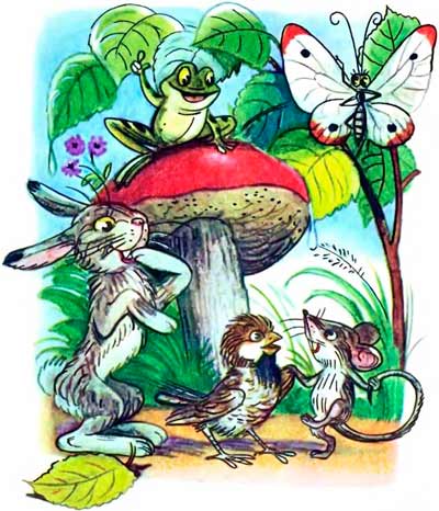 К тому времени дождик прошёл — солнышко выглянуло