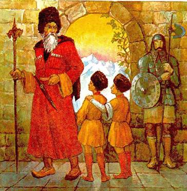 Хасан и Ахмед. Чеченская сказка