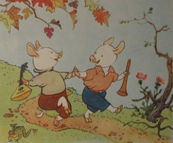 Три поросенка. И они пошли к Наф-Нафу