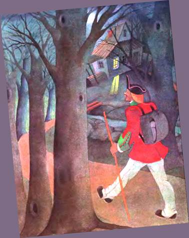 Сказка братьев Гримм. Синяя свечка