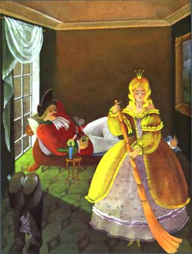 Сказка братьев Гримм. Синяя свечка