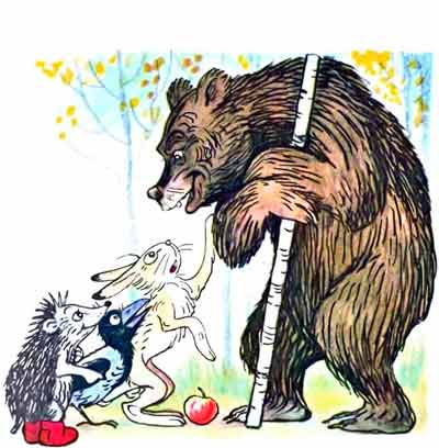 Медведь появился