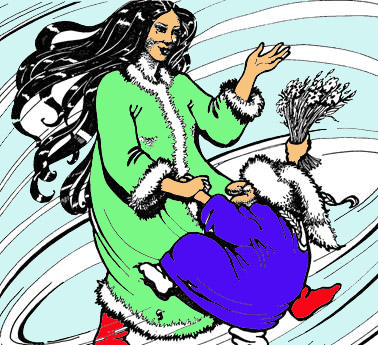 Якутская сказка. Сказка про Солнце Золотое — Нежный Мотылек — Прекрасная Юкейден