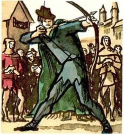 Робин Гуд угощает шерифа. Баллады о Робин Гуде